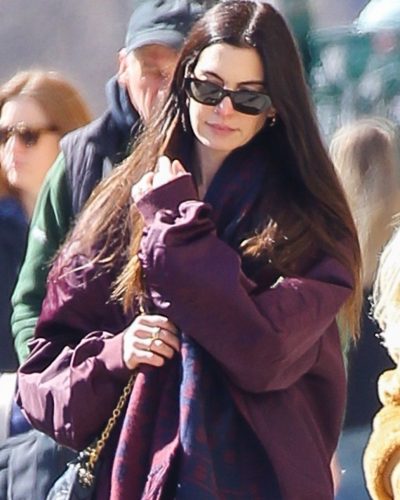 Anne Hathaway stuns in stylish look at appearance 2026