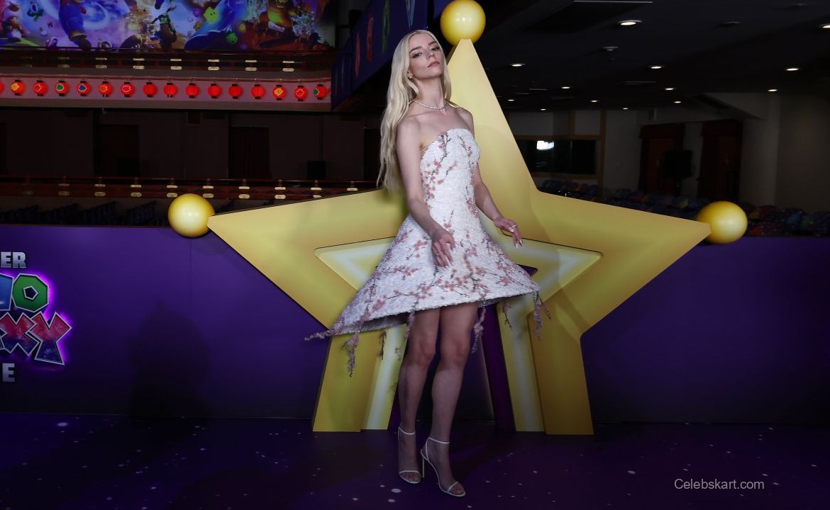 Anya Taylor-joy At Super Mario Galaxy Premiere 2023 7