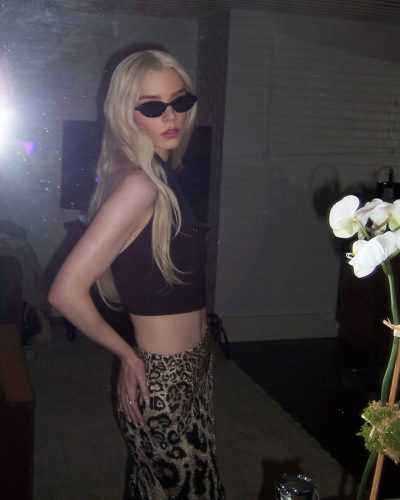 Anya Taylor showcases stylish look