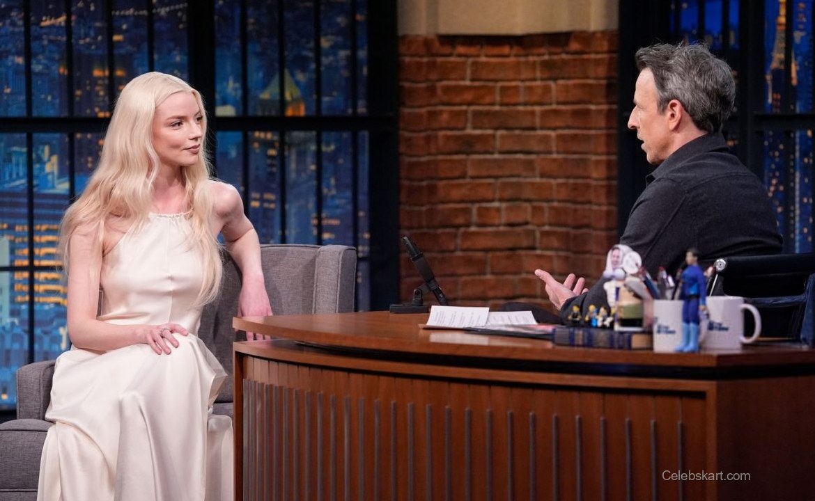 Anya Taylor Joy on Seth Meyers Show, 2026 3