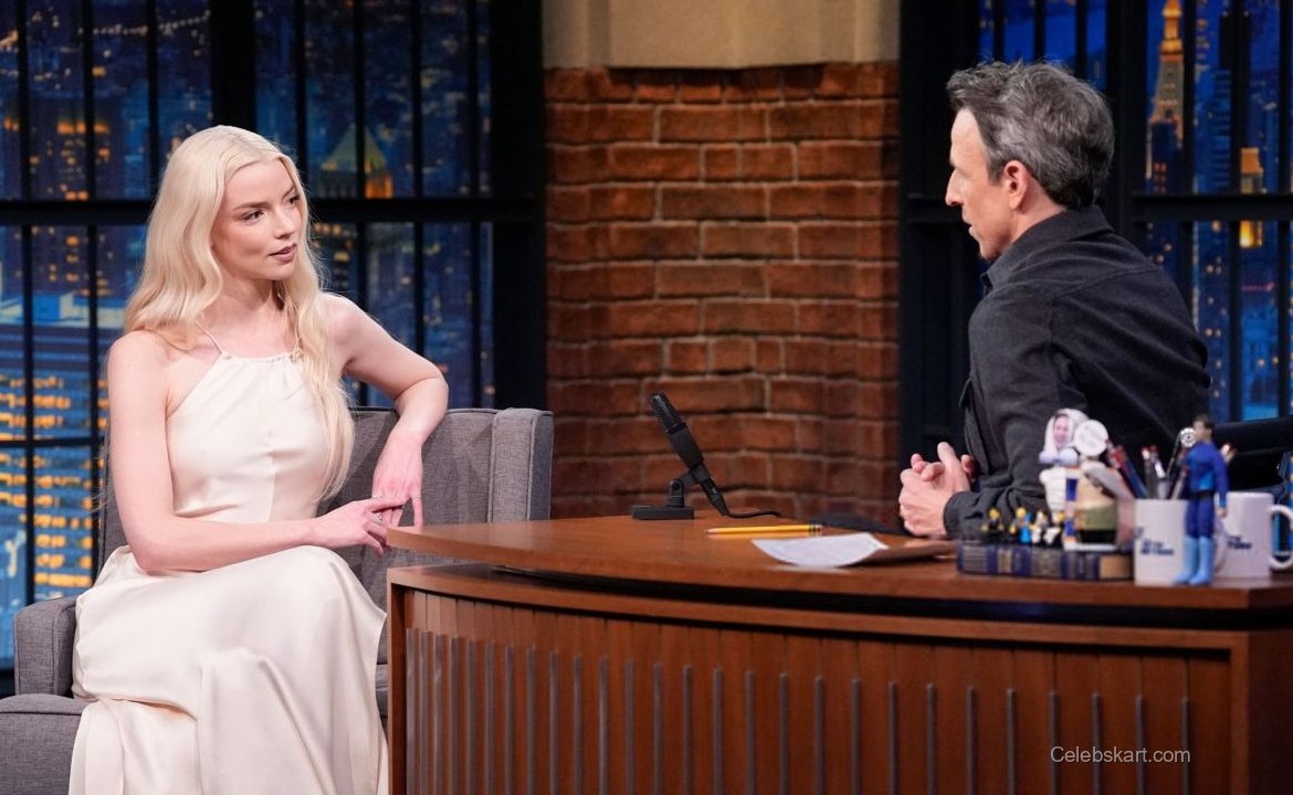 Anya Taylor Joy on Seth Meyers Show, 2026 4