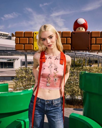 Anya Taylor-joy Shines At Super Mario Galaxy Premiere 2023