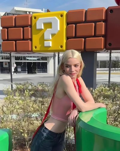 Anya Taylor-joy Shines At Super Mario Galaxy Premiere 2023 4