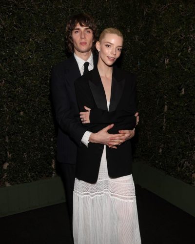 Anya Taylor-Joy minimalist heels in neutral tones