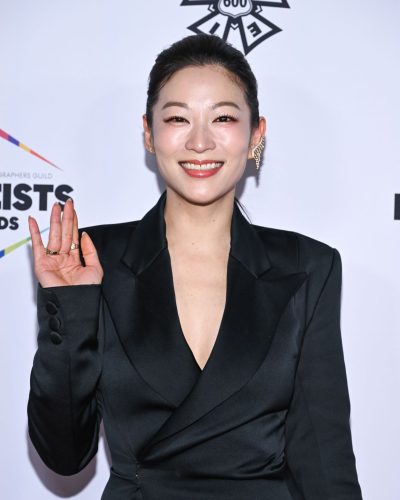 Arden Cho spotted in stylish look during awards