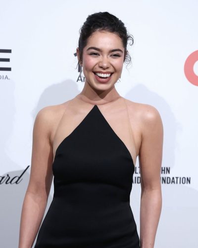 Auli’i Cravalho at Elton John Oscar Party, 2026