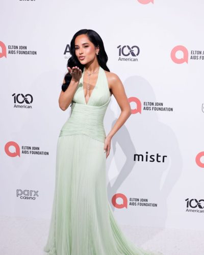 Becky G at Elton John Oscar Party, 2026 3
