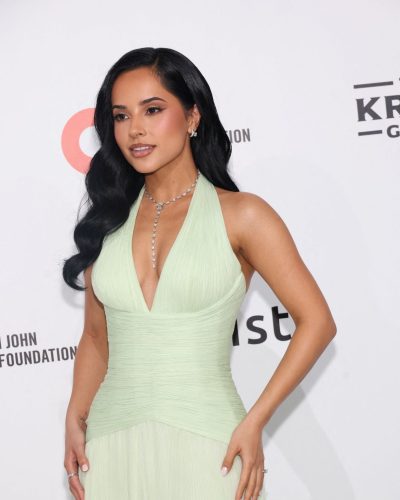 Becky G at Elton John Oscar Party, 2026 5