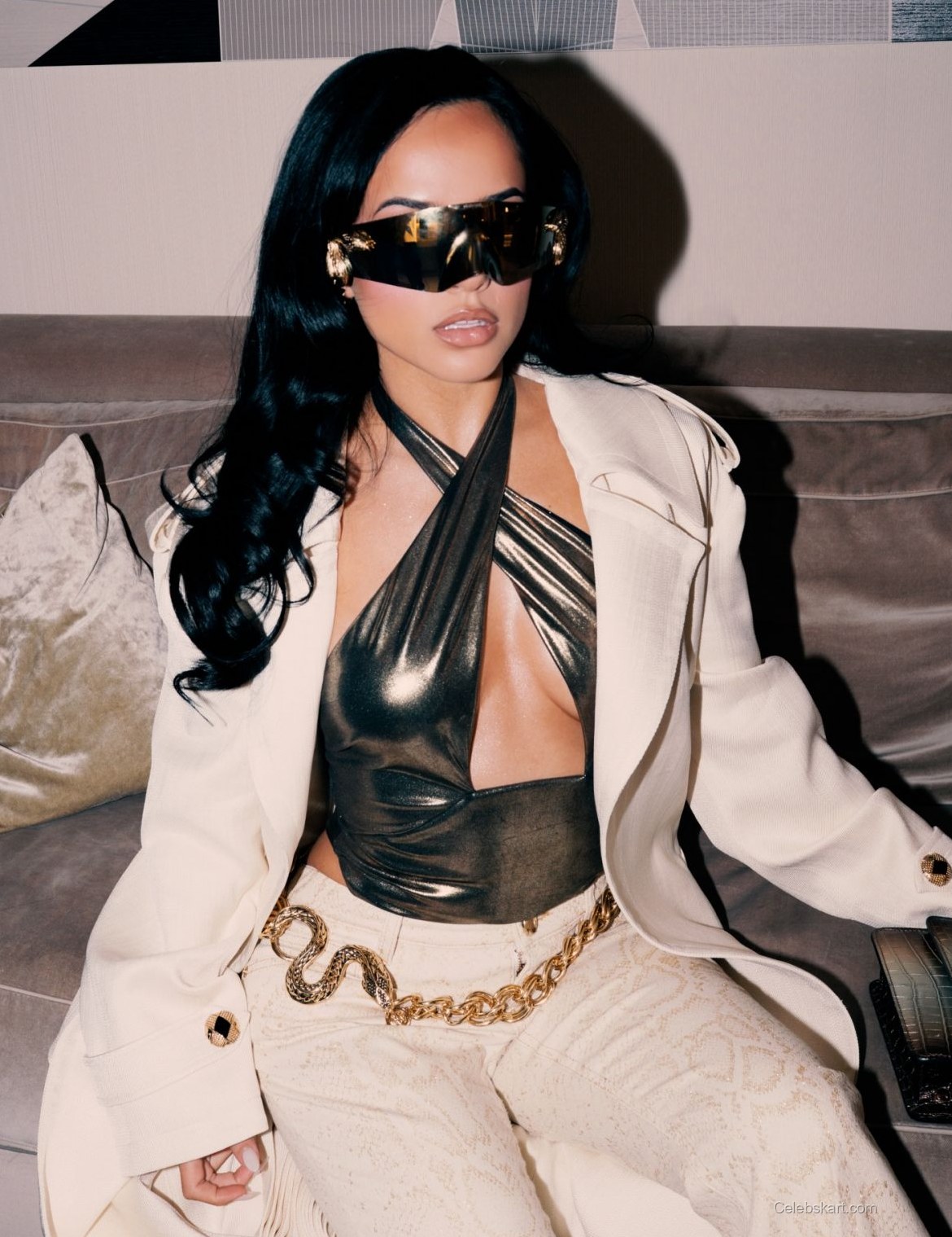 Becky G Red Carpet Look At Oscars Party 2023 1