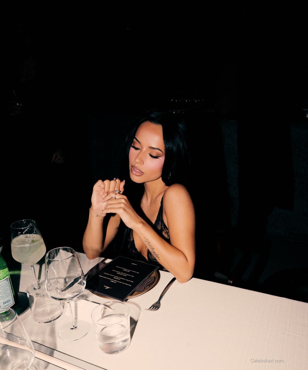 Becky G Red Carpet Look At Oscars Party 2023 16