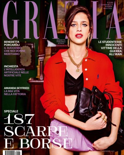 Benedetta Porcaroli Showcases Bold Looks In Grazia Italy, March 2026