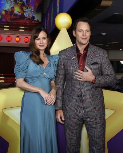 Brie Larson sophisticated blue dress perfect for a premiere