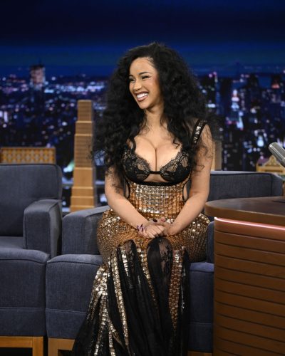 Cardi B Dazzles On The Tonight Show Starring Jimmy Fallon 2023 6