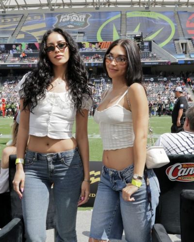 Chantel Jeffries At Fanatics Flag Football Classic 2023 3