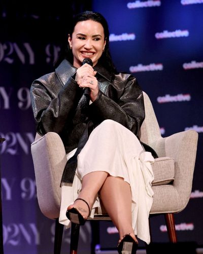 Demi Lovato wearing stylish look at appearance 2026