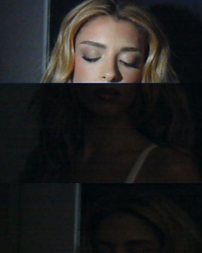 Dixie D'Amelio wearing classic black jumpsuit with relaxed fit