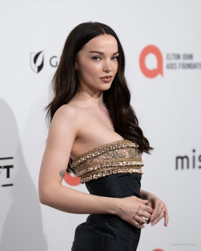 Dove Cameron spotted in stylish look during appearance