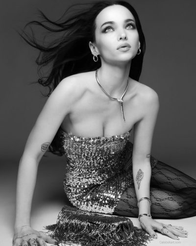 Dove Cameron wearing magazine look at appearance 2026