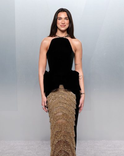 Dua Lipa wearing stylish look at appearance 2026
