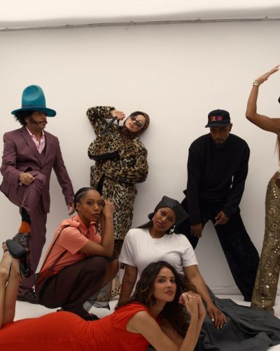 Eiza Gonzalez wearing a bold red gown with a flattering silhouette.