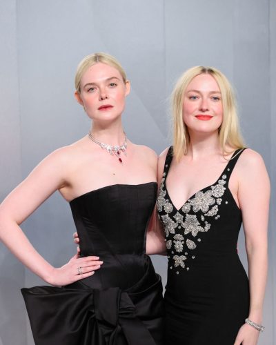Elle and Dakota Fanning at Oscar Party, 2026 5