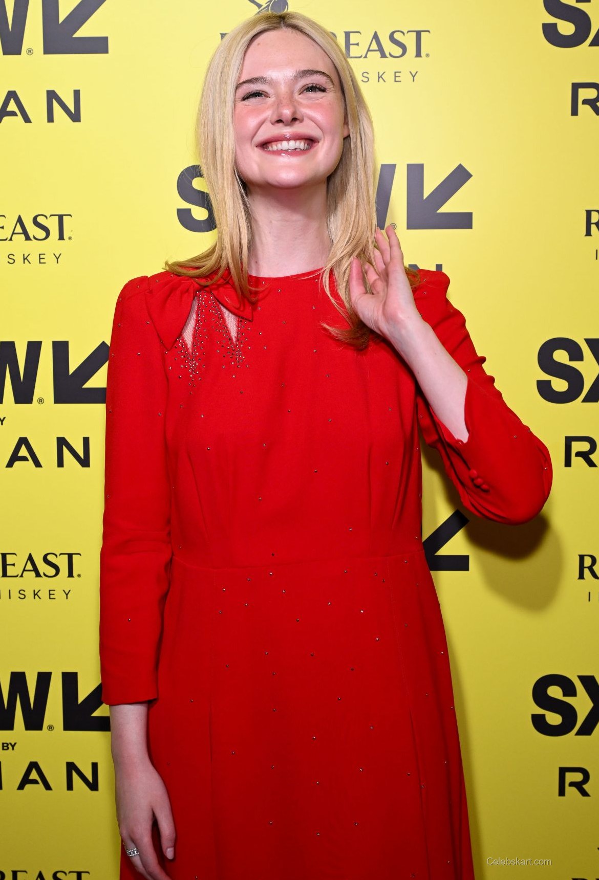 Elle Fanning Shines In Red At Sxsw Premiere Event, March 2026 1