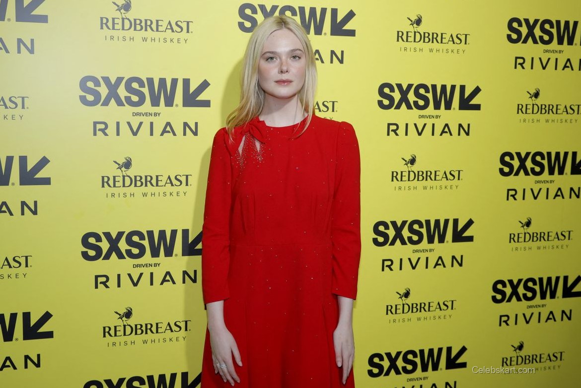 Elle Fanning Shines In Red At Sxsw Premiere Event, March 2026 5