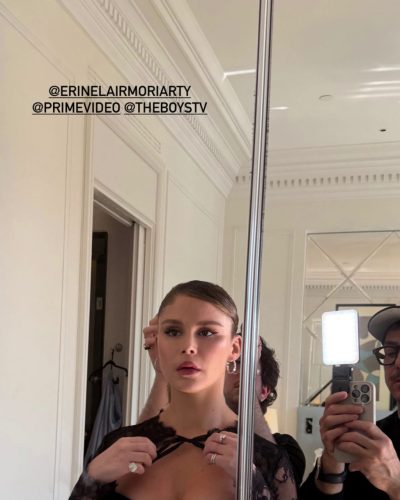 Erin Moriarty turns heads in stylish look