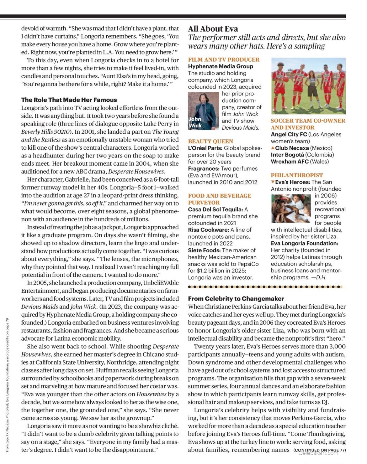 Eva Longoria for AARP Magazine, April May 2026 3