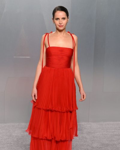 Felicity Jones stuns in stylish look at appearance 2026