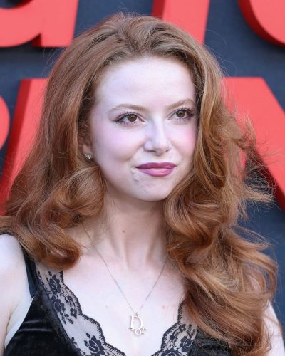 Francesca Capaldi wearing stylish look at premiere 2026