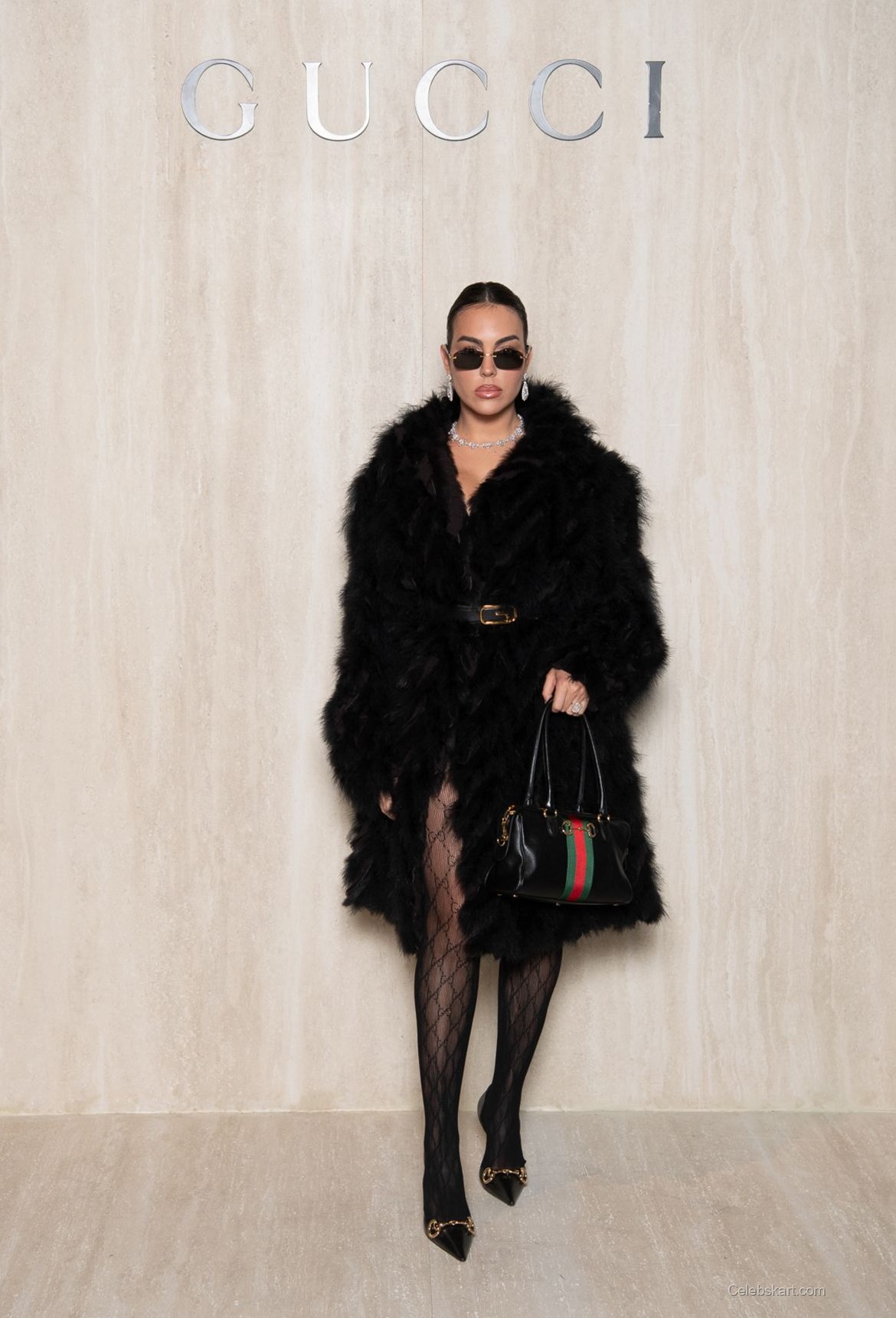 Georgina Rodriguez Stuns At Milan Fashion Week Gucci Show, March 2026 1