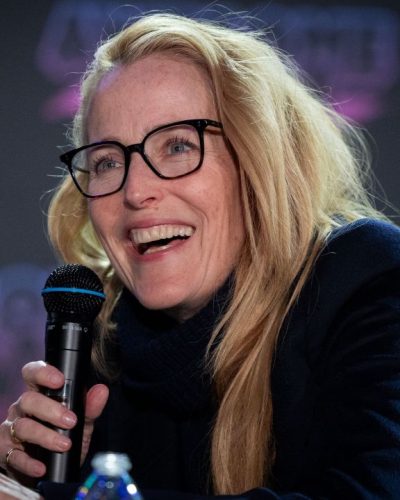 Gillian Anderson spotted in stylish look during appearance