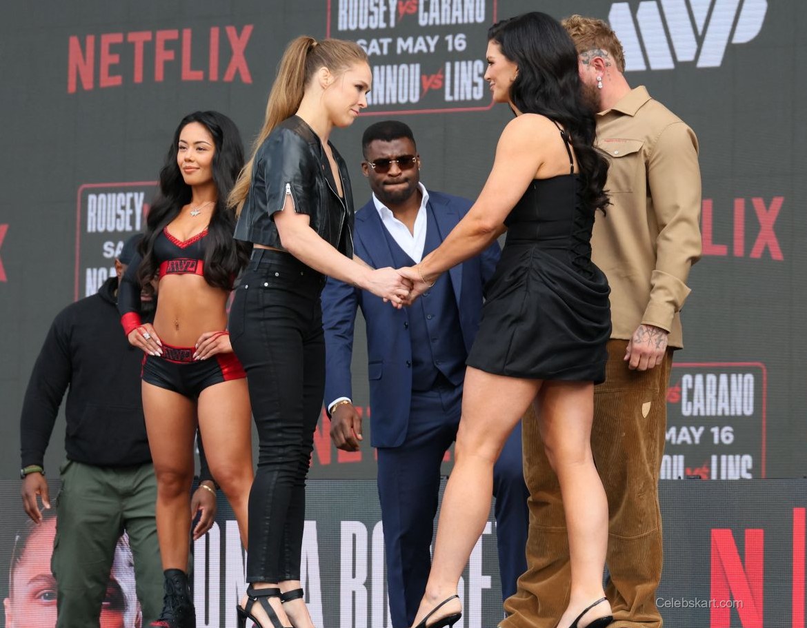 Gina Carano Ronda Rousey Press Conference 2023, March 2026 3
