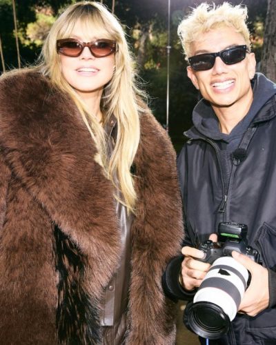 Heidi Klum showcases stylish look