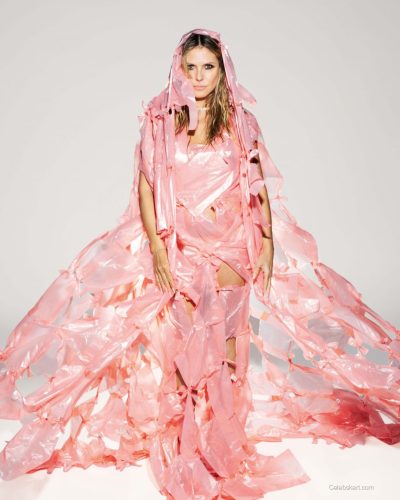 Heidi Klum showcases magazine look