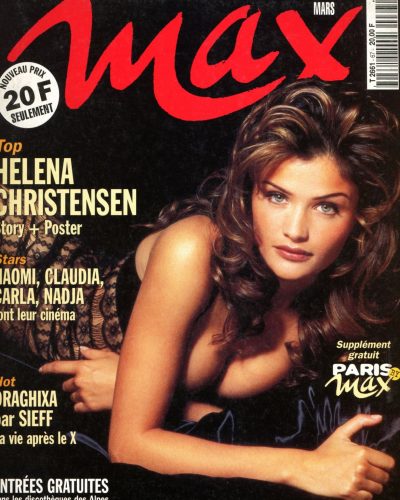 Helena Christensen for MAX France, March 1994
