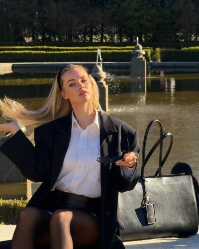 Ilona Arsentieva turns heads in stylish look