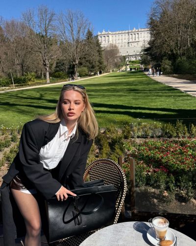 Ilona Arsentieva spotted in stylish look during Instagram post