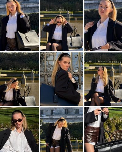 Ilona Arsentieva looks stunning in stylish look