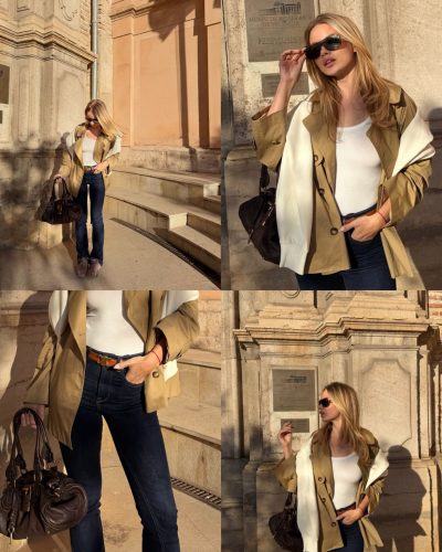 Ilona Arsentieva showcases stylish look