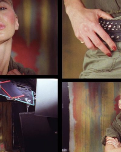 Iris Law knee-high boots enhancing floral dress aesthetic