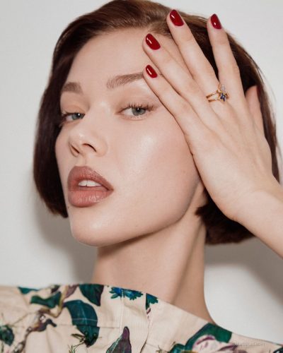 Jessica Alexander spotted in magazine look during appearance