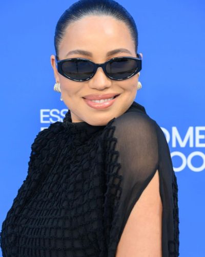 Jurnee Smollett looks stunning in stylish look