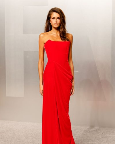 Kaia Gerber wearing stylish look at appearance 2026