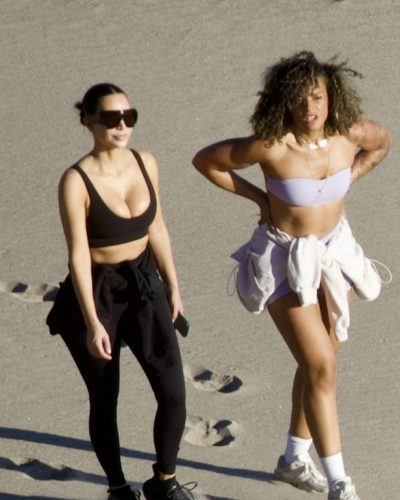 Kim Kardashian Beach Workout Malibu Look, 2026