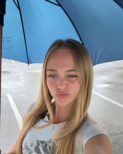 Kyla Dodds spotted in stylish look during Instagram post