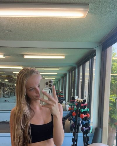 Kyla Dodds spotted in stylish look during Instagram post