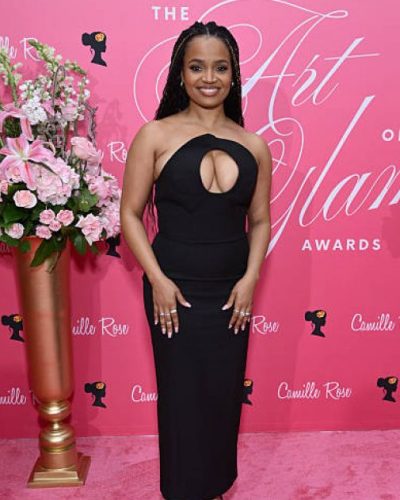 Kyla Pratt wearing stylish look at appearance 2026