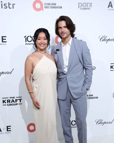 Lana Condor showcases stylish look